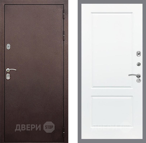 Входная металлическая Дверь Стоп КЛАССИК Медь ФЛ-117 Силк Сноу в Подольск