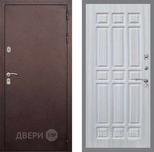 Входная металлическая Дверь Стоп КЛАССИК Медь ФЛ-33 Сандал белый в Подольск