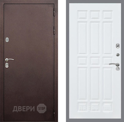Входная металлическая Дверь Стоп КЛАССИК Медь ФЛ-33 Силк Сноу в Подольск