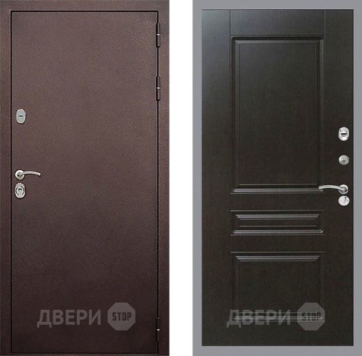 Входная металлическая Дверь Стоп КЛАССИК Медь ФЛ-243 Венге в Подольск