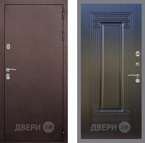 Входная металлическая Дверь Стоп КЛАССИК Медь ФЛ-4 Венге в Подольск