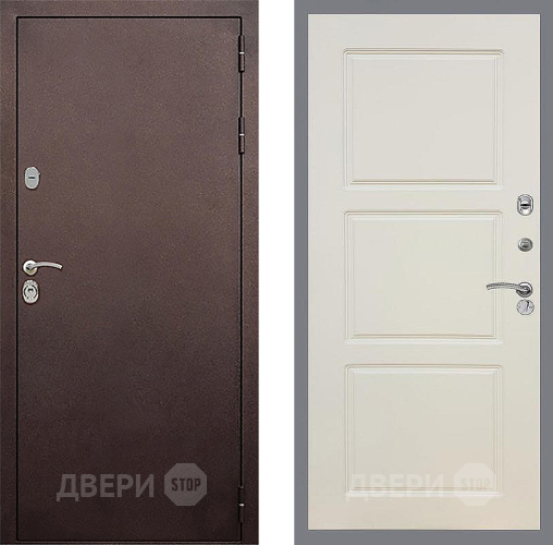 Входная металлическая Дверь Стоп КЛАССИК Медь ФЛ-3 Шампань в Подольск