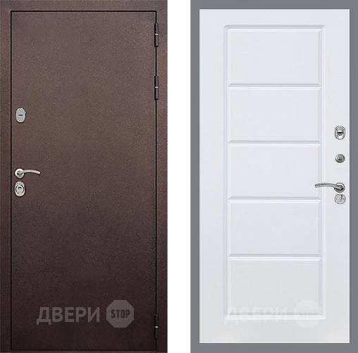 Входная металлическая Дверь Стоп КЛАССИК Медь ФЛ-39 Силк Сноу в Подольск