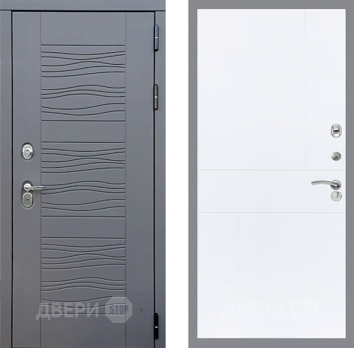 Входная металлическая Дверь Стоп СКАНДИ ФЛ-290 Силк Сноу в Подольск