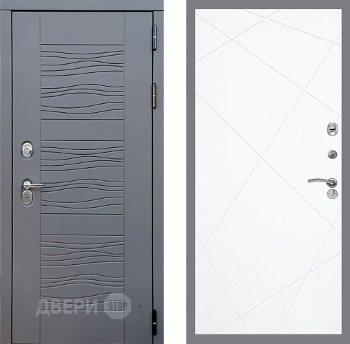 Входная металлическая Дверь Стоп СКАНДИ ФЛ-291 Силк Сноу в Подольск