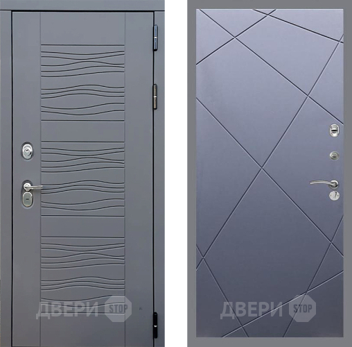 Входная металлическая Дверь Стоп СКАНДИ ФЛ-291 Силк титан в Подольск