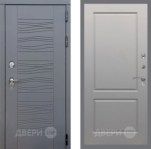 Входная металлическая Дверь Стоп СКАНДИ ФЛ-117 Грей софт в Подольск