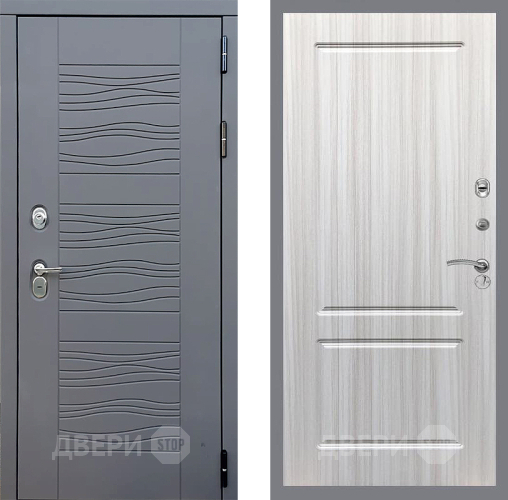 Входная металлическая Дверь Стоп СКАНДИ ФЛ-117 Сандал белый в Подольск