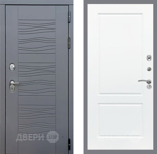 Входная металлическая Дверь Стоп СКАНДИ ФЛ-117 Силк Сноу в Подольск