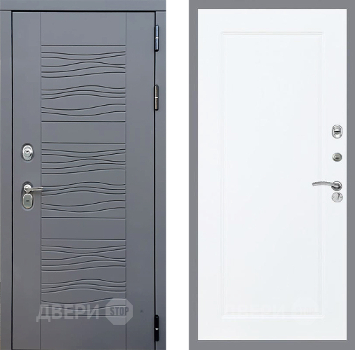 Входная металлическая Дверь Стоп СКАНДИ ФЛ-119 Силк Сноу в Подольск