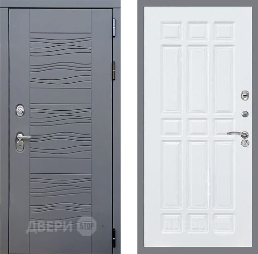 Входная металлическая Дверь Стоп СКАНДИ ФЛ-33 Силк Сноу в Подольск