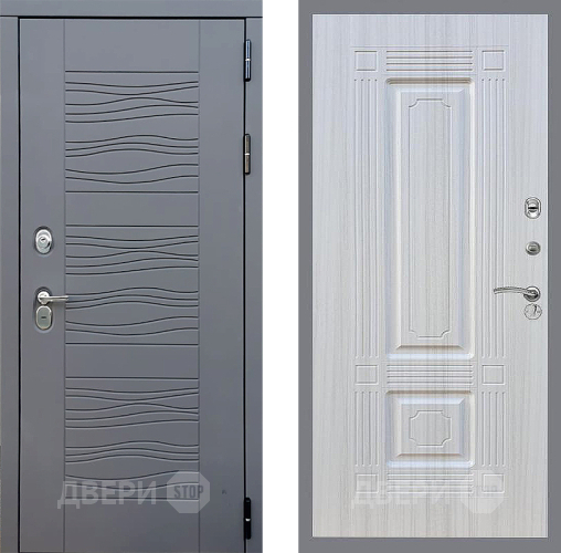 Входная металлическая Дверь Стоп СКАНДИ ФЛ-2 Сандал белый в Подольск
