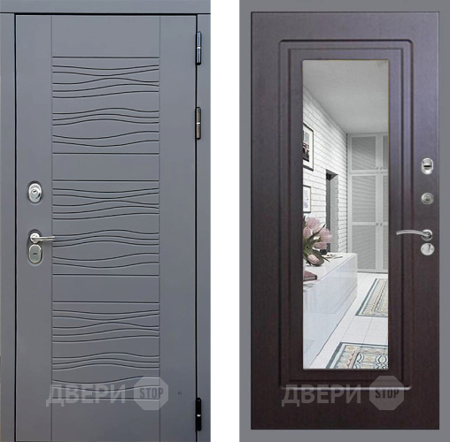 Дверь Стоп СКАНДИ Зеркало ФЛ-120 Венге в Подольск