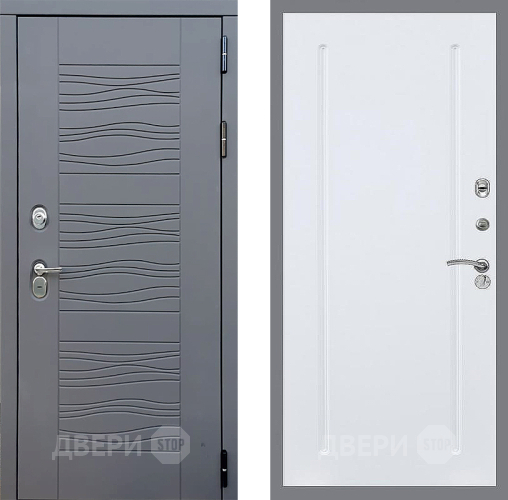 Входная металлическая Дверь Стоп СКАНДИ ФЛ-68 Силк Сноу в Подольск