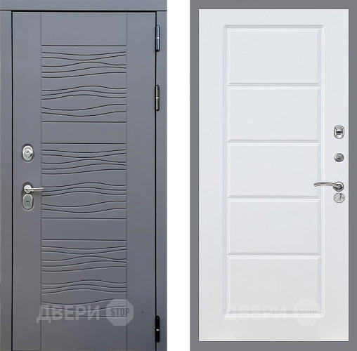 Входная металлическая Дверь Стоп СКАНДИ ФЛ-39 Силк Сноу в Подольск