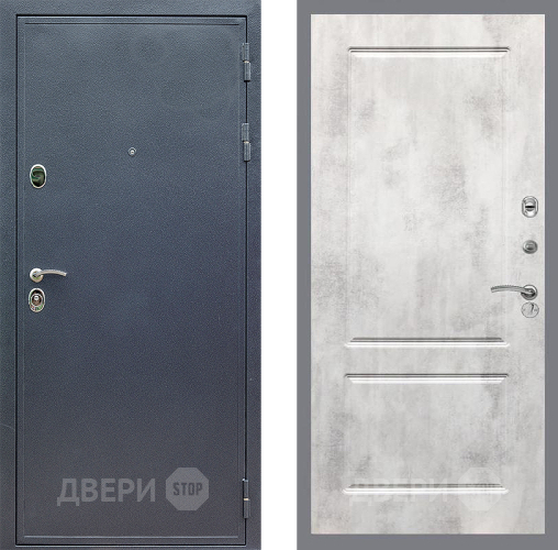 Дверь Стоп СИЛЬВЕР ФЛ-117 Бетон светлый в Подольск