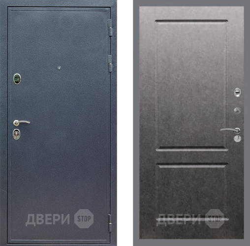 Входная металлическая Дверь Стоп СИЛЬВЕР ФЛ-117 Штукатурка графит в Подольск
