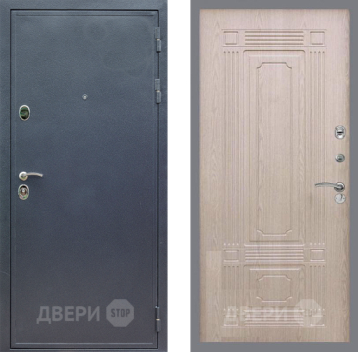 Входная металлическая Дверь Стоп СИЛЬВЕР ФЛ-2 Беленый дуб в Подольск