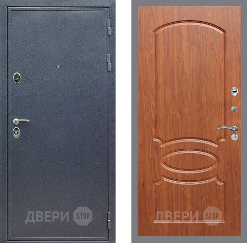 Входная металлическая Дверь Стоп СИЛЬВЕР ФЛ-128 Береза мореная в Подольск
