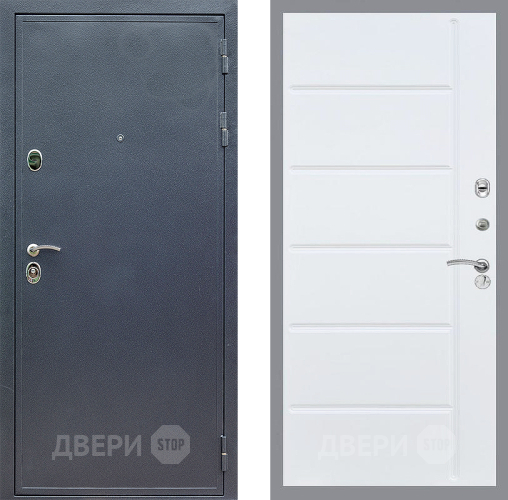 Входная металлическая Дверь Стоп СИЛЬВЕР ФЛ-102 Белый ясень в Подольск