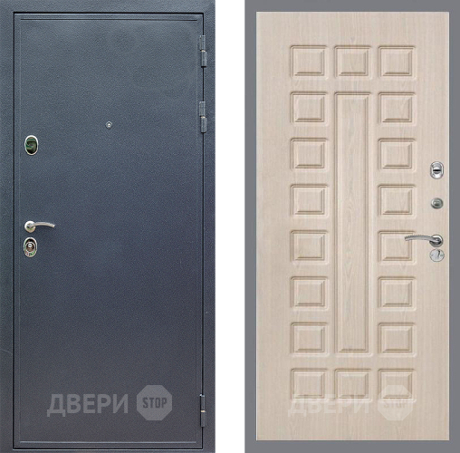 Входная металлическая Дверь Стоп СИЛЬВЕР ФЛ-183 Беленый дуб в Подольск