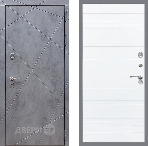Входная металлическая Дверь Стоп Лучи Лайн Силк Сноу в Подольск