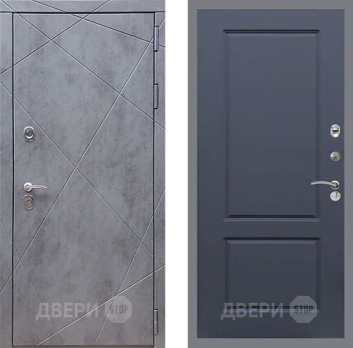 Входная металлическая Дверь Стоп Лучи ФЛ-117 Силк титан в Подольск