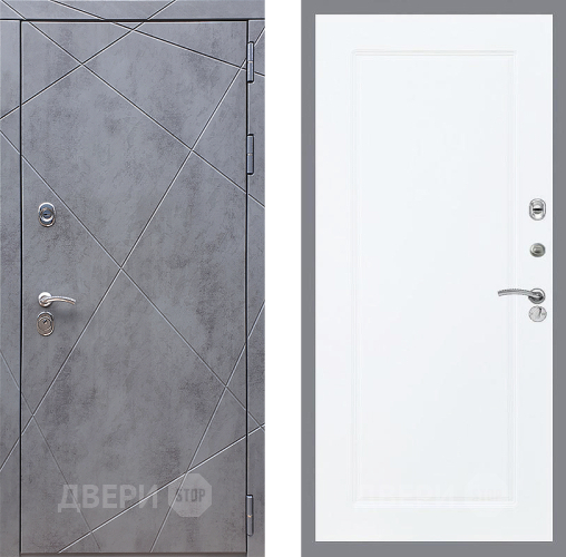 Входная металлическая Дверь Стоп Лучи ФЛ-119 Силк Сноу в Подольск