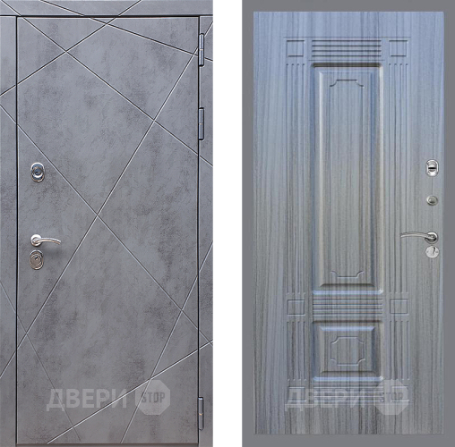 Входная металлическая Дверь Стоп Лучи ФЛ-2 Сандал грей в Подольск