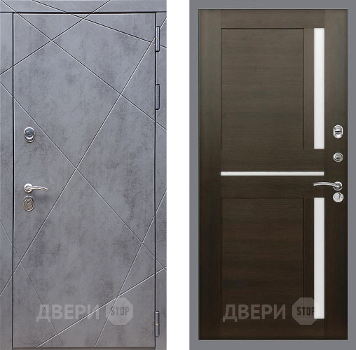 Входная металлическая Дверь Стоп Лучи СБ-18 Венге в Подольск