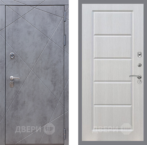 Входная металлическая Дверь Стоп Лучи ФЛ-39 Лиственница беж в Подольск