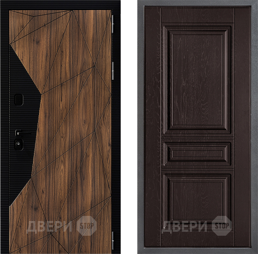 Дверь Дверной континент ДК-11 ФЛ-243 Дуб шоколадный в Подольск