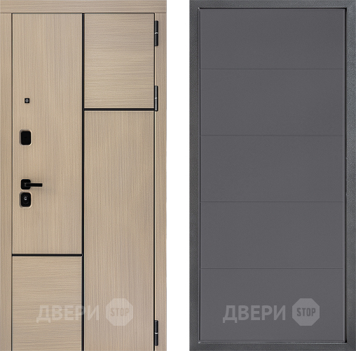 Входная металлическая Дверь Дверной континент ДК-14 ФЛ-649 Графит софт в Подольск
