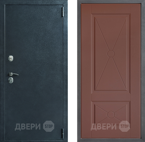 Входная металлическая Дверь Дверной континент ДК-70 Дизайн ФЛ-617 Ясень шоколадный в Подольск