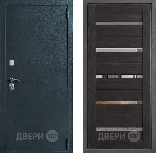 Входная металлическая Дверь Дверной континент ДК-70 Дизайн ФЛ-47 Венге в Подольск