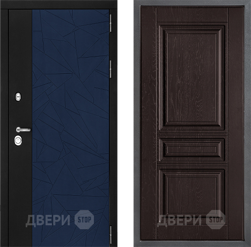 Входная металлическая Дверь Дверной континент ДК-9 ФЛ-243 Дуб шоколадный в Подольск