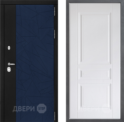 Входная металлическая Дверь Дверной континент ДК-9 ФЛ-243 Альберо Браш серебро в Подольск