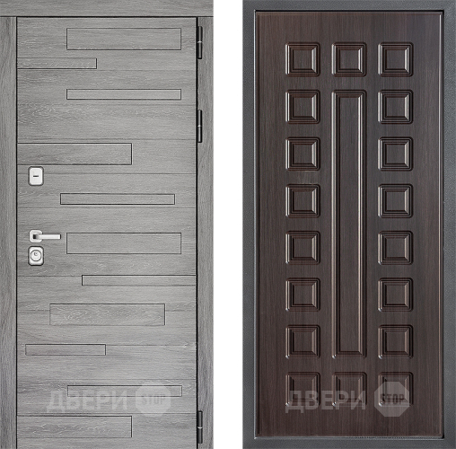 Входная металлическая Дверь Дверной континент ДК-10 ФЛ-183 Венге в Подольск