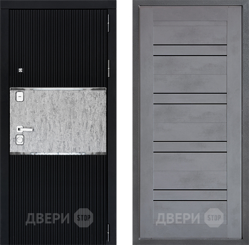 Входная металлическая Дверь Дверной континент ДК-13 ФЛ-49 Бетон серый в Подольск