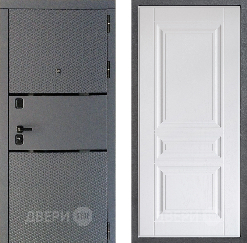 Входная металлическая Дверь Дверной континент Диамант Дизайн ФЛ-243 Альберо Браш серебро в Подольск
