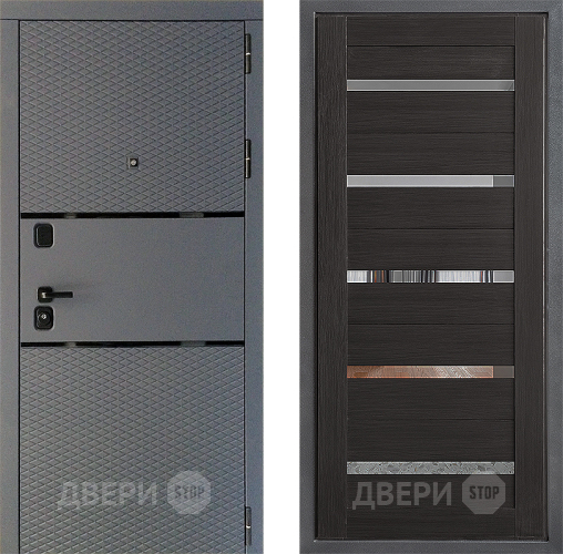 Входная металлическая Дверь Дверной континент Диамант Дизайн ФЛ-47 Венге в Подольск
