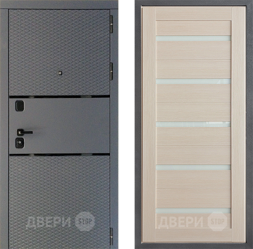 Входная металлическая Дверь Дверной континент Диамант Дизайн ФЛ-47 Капучино в Подольск