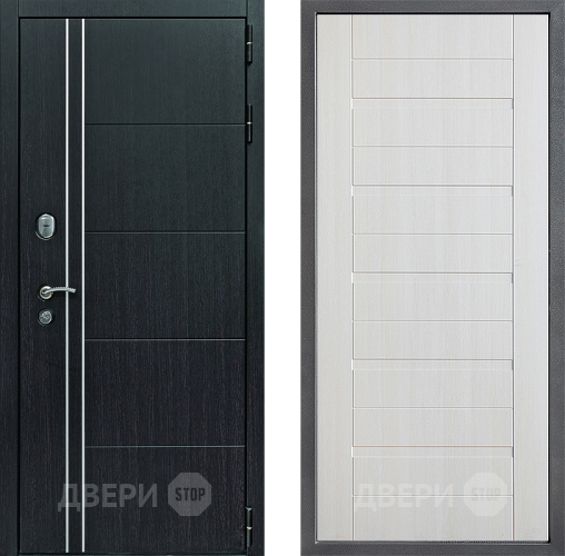 Дверь Дверной континент Теплолюкс Дизайн ФЛ-70 Лиственница белая в Подольск