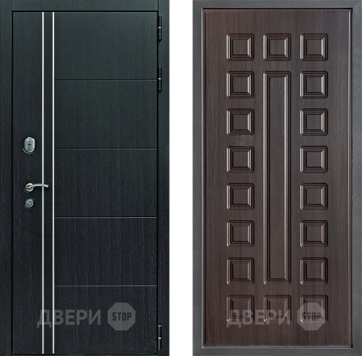 Входная металлическая Дверь Дверной континент Теплолюкс Дизайн ФЛ-183 Венге в Подольск
