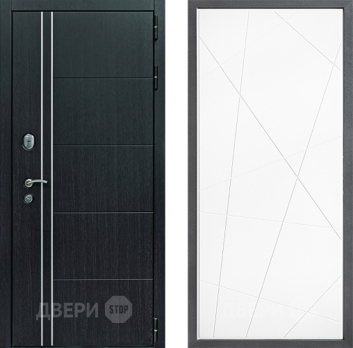 Входная металлическая Дверь Дверной континент Теплолюкс Дизайн ФЛ-655 Белый софт в Подольск