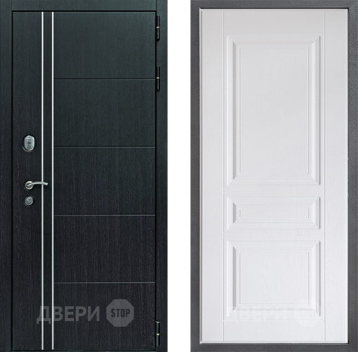 Входная металлическая Дверь Дверной континент Теплолюкс Дизайн ФЛ-243 Альберо Браш серебро в Подольск