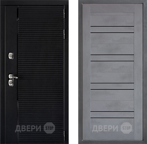 Входная металлическая Дверь Дверной континент ДК-1 ФЛ-49 Бетон серый в Подольск
