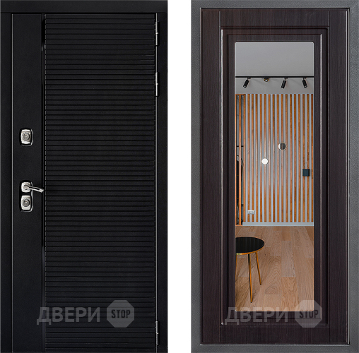 Входная металлическая Дверь Дверной континент ДК-1 ФЛЗ Зеркало Венге в Подольск