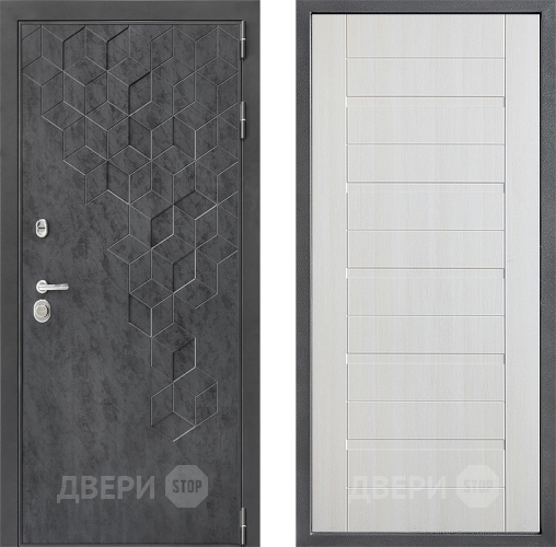 Входная металлическая Дверь Дверной континент ДК-3/713 ФЛ-70 Лиственница белая в Подольск