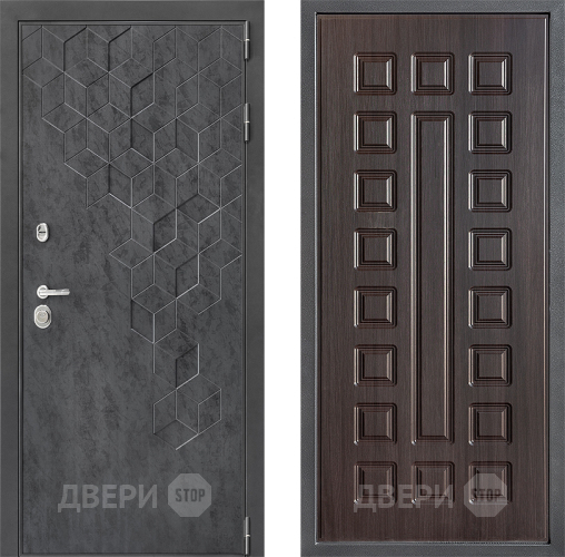Входная металлическая Дверь Дверной континент ДК-3/713 ФЛ-183 Венге в Подольск